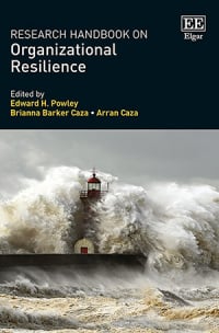 Book cover showing a lighthouse enduring powerful ocean waves breaking around it.